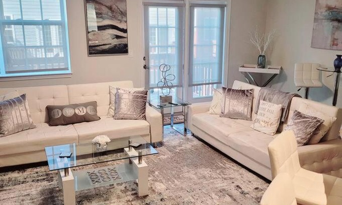 Apex Villa | Stylish 3 Bedroom Oceanfront Townhome with Pool Access