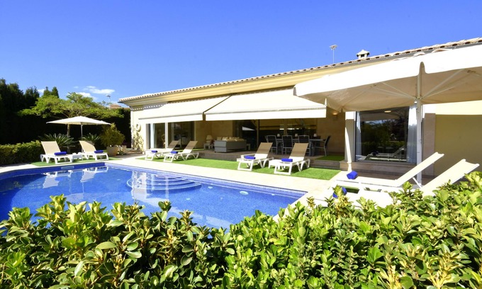 Marratxi Villa | Elegant Bellviure Estate with Private Saltwater Pool