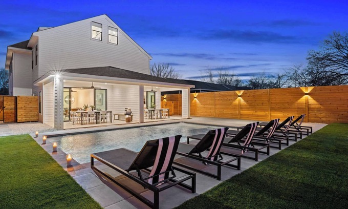 East MLK House | Modern Luxury Homes | Private Pool