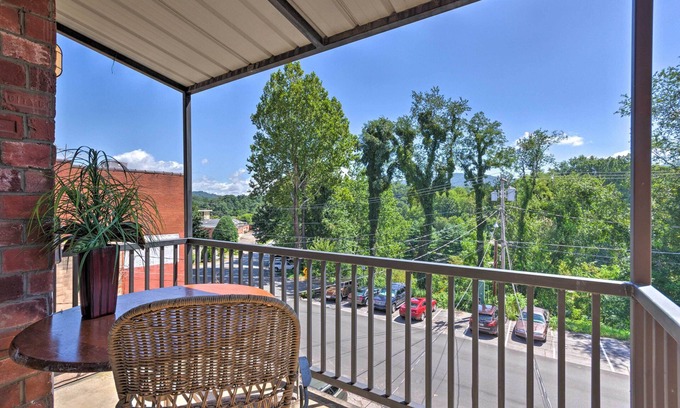Waynesville Apartment | Stylish Downtown Waynesville Apartment with Family Amenities