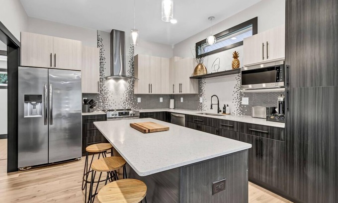 Greer House | Modern Mill House: Outdoor Oasis & Pet-Friendly Retreat