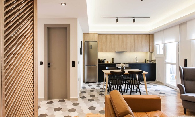 Pangrati Apartment | Modern Minimalist 3BD Apartment in Hilton District Awaits