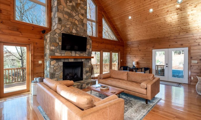 Brevard House | Modern Mountain Retreat in Connestee Falls with Tesla Charger