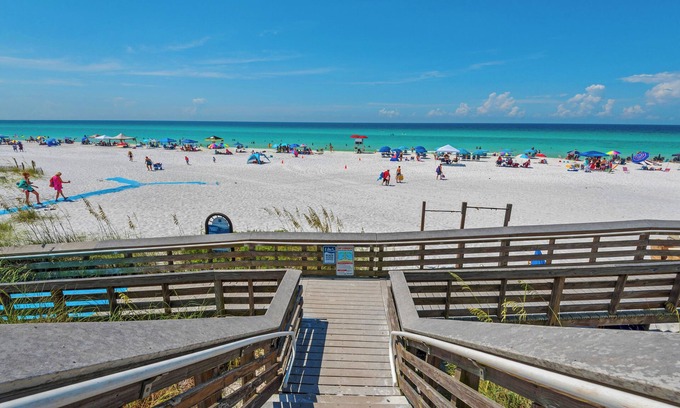 Gulf Place Condo | Modern Retreat with Gulf Views, 3 Pools & Steps to Beach