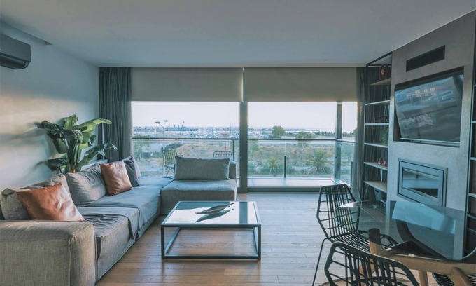 Kallithea Apartment | Trendy Oasis with Kitchen & Child-Friendly Amenities