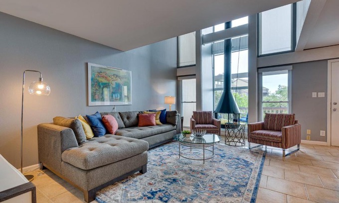 Point Venture House | Modern Point Venture Vacation Rental with Pool and Deck