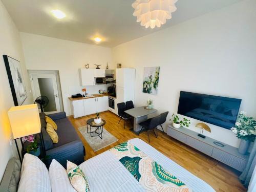 Nove Mesto Apartment | Modern Prague 1 Retreat with Stunning Museum Views