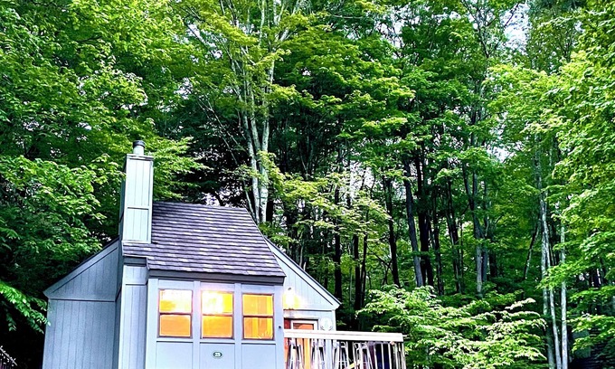 Davis Cabin | Inviting Modern Vintage Cabin Retreat with Spa & Breakfast
