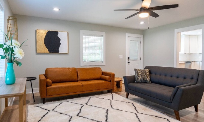 Durham House | Modern Retreat: 3BR Home Near Duke with Pet-Friendly Amenities