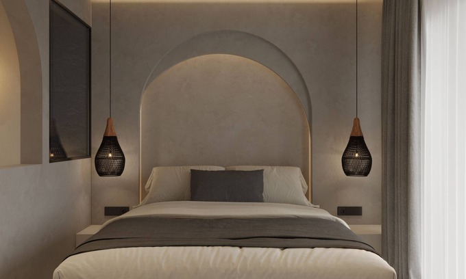 Haraki Hotel | Modern Room with Castle and Sea View on 1st Floor