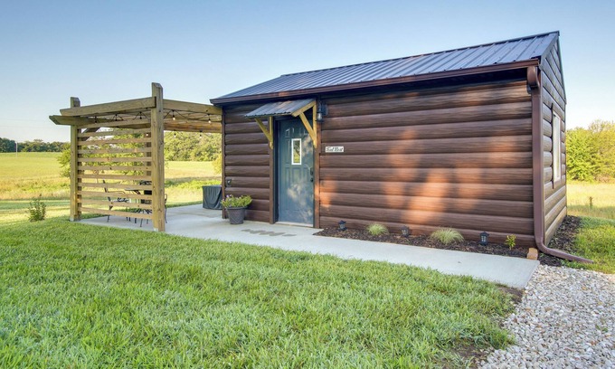 Bevier Apartment | Modern-Rustic Studio Near Long Branch State Park!