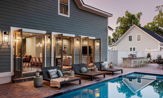 Thunderbolt House | Beautiful Savannah Home with Private Heated Pool & Kitchen