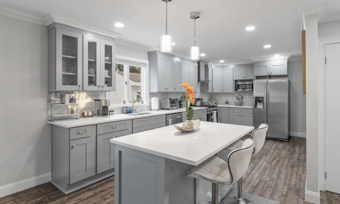 Neptune City House | Modern Retreat with Ocean View & Spa at Jersey Shore