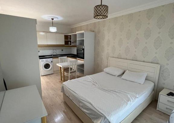 Akbuk Apartment | Modern Studio Flat in Didim with Pool & Hot Tub Access