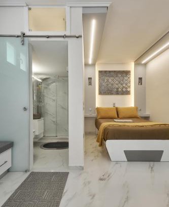 Lesvos Apartment | Stylish Mytilene Studio for Two with Breakfast Included
