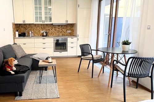 Smichov Apartment | Modern Studio with Spacious Terrace Prague Anděl