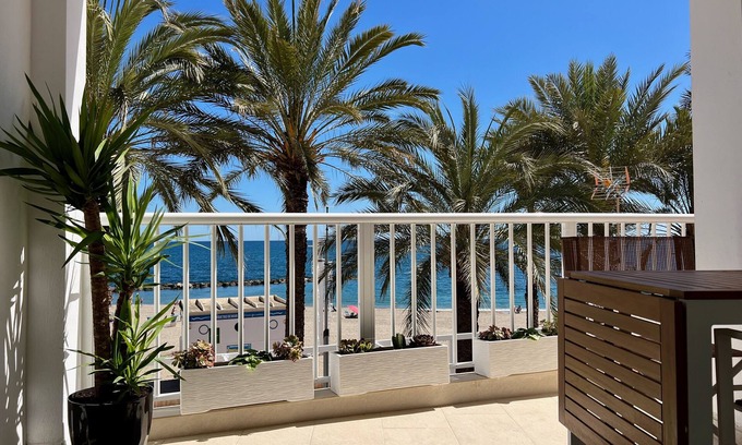 Aguadulce Apartment | Modern Studio with Terrace and Breathtaking Sea View
