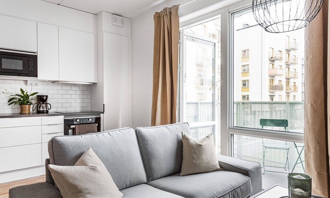 Jakobsberg Apartment | Stylish Apartment with Balcony in Vibrant Stockholm