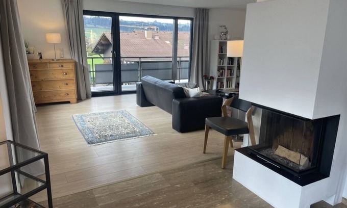 Weiler-Simmerberg Condo | Bright 120sqm Apartment Near Oberstaufen & Lake Constance