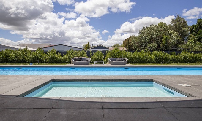 Martinborough House | Bright and Inviting Home with Pool & Family Amenities