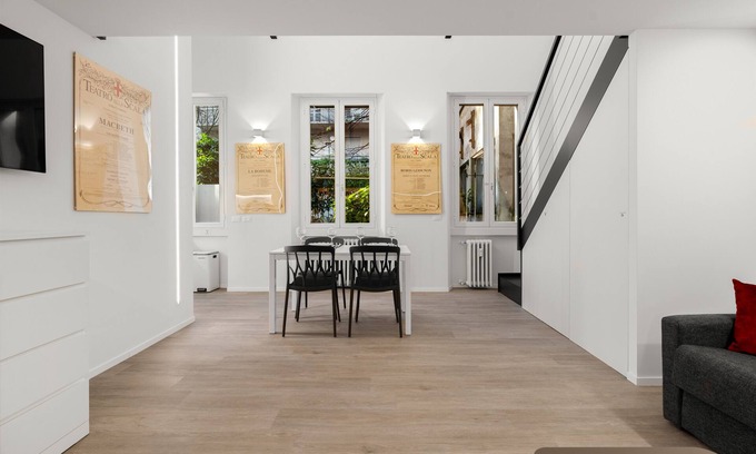 Cerchia dei navigli Apartment | Modern Theatre Themed Apartment in Central Milan, 10/10 Rating