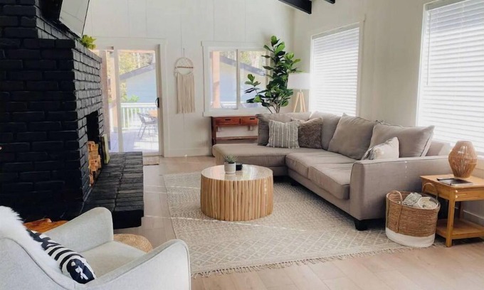 Little River Cabin | Tranquil Oceanfront Retreat with Hot Tub & BBQ Access