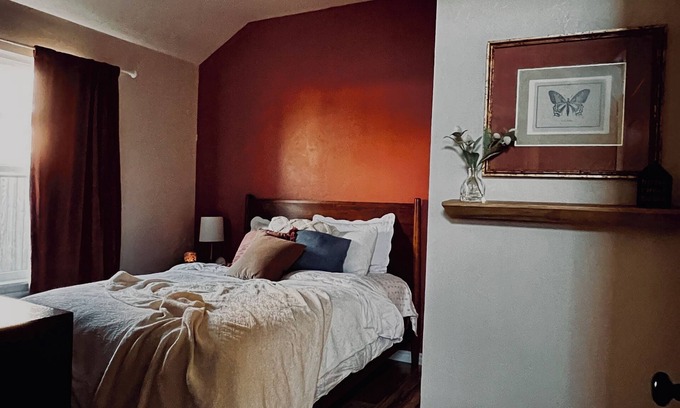 Wheatland House | Modern Tranquility: Spacious 3BR Home, Near Transit & Shopping.