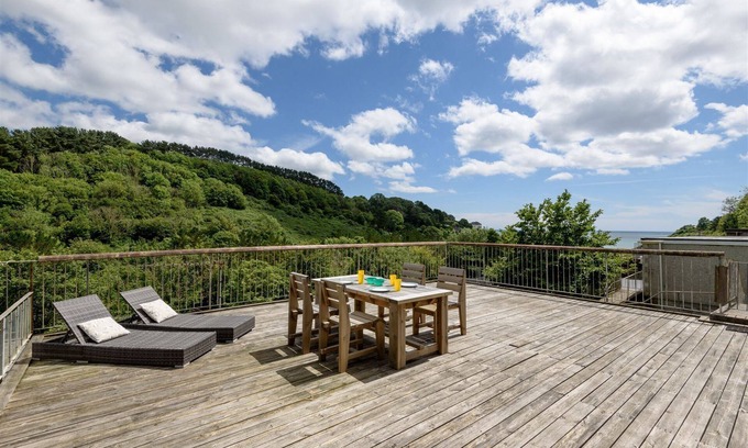 Millendreath House | Elegant Villa with Ocean Views, Steps from the Beach