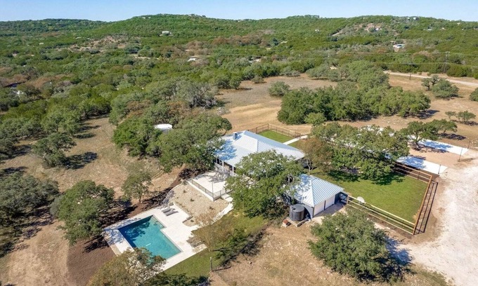 Leander House | Elegant Villa with Pool & Scenic Views on Private Ranch