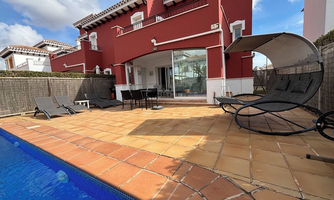 Torre-Pacheco Villa | Modern Villa with Private Pool at Top Golf Resort