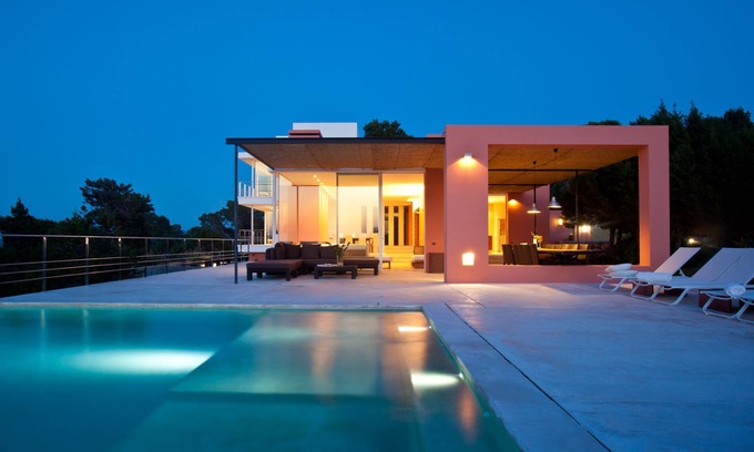Sant Josep de sa Talaia Villa | Elegant Villa Es Calo with Infinity Pool and Ocean Views