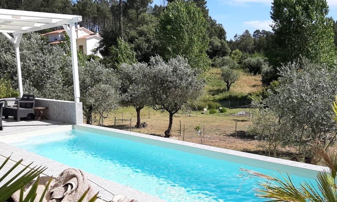 Calvaria de Cima Villa | Modern Villa with Pool and Ocean View in Serene Setting