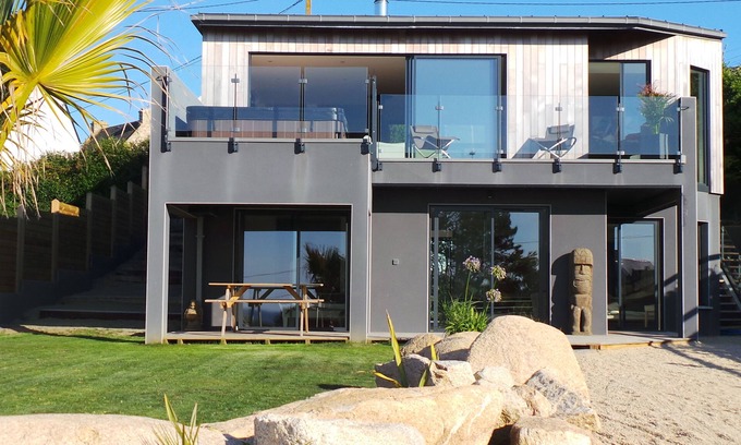 Plouarzel Villa | Modern Villa with Spa and Ocean Views of Iroise Sea
