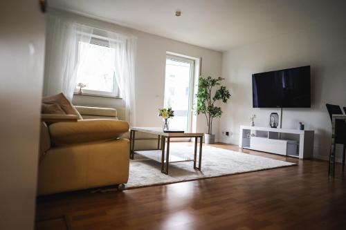 Leimen Apartment | Modern Apartment in Leimen with Balcony & Family-Friendly Amenities