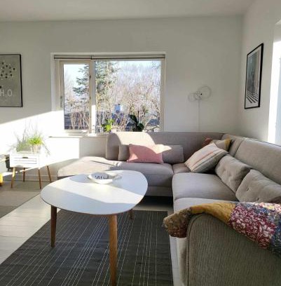 Aarhus South Apartment | Modern Villa Apartment with Large Terrace and Kid-Friendly Spaces