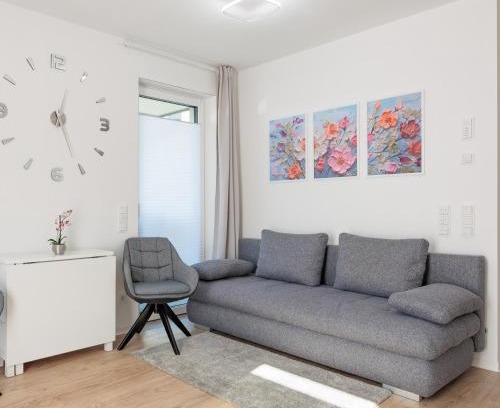 Ibbenbueren Apartment | Modernes Apartment mit Terrasse & Garten, Parkplatz & Self-Check-in