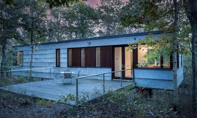 Water Mill House | Modern Treehouse Retreat with Private Tennis & Nature Access