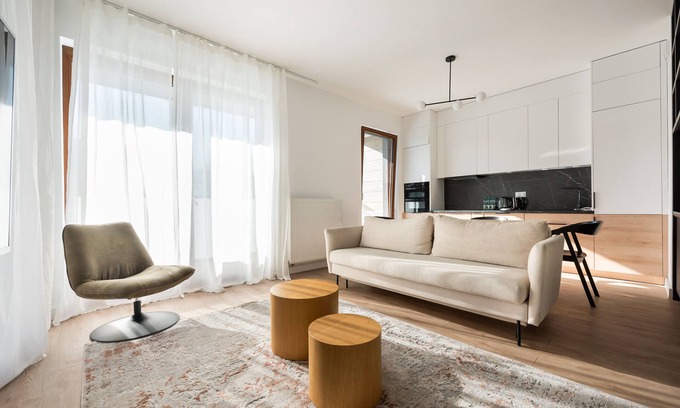 Mokotow Apartment | Stylish Mokotów Postępu Chic Apartment with Family Amenities