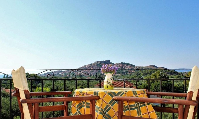 Mithimna Apartment | Experience Molivos View Studios: Pet-Friendly Retreat