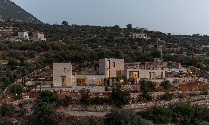 Lefktron Villa | Inviting Monolithoi Villas Mani with Pool and Ocean View
