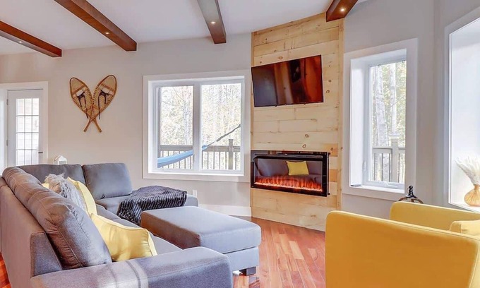 Orford Ski Chalet | Relax at Mont-Orford Spa with Family-Friendly Amenities