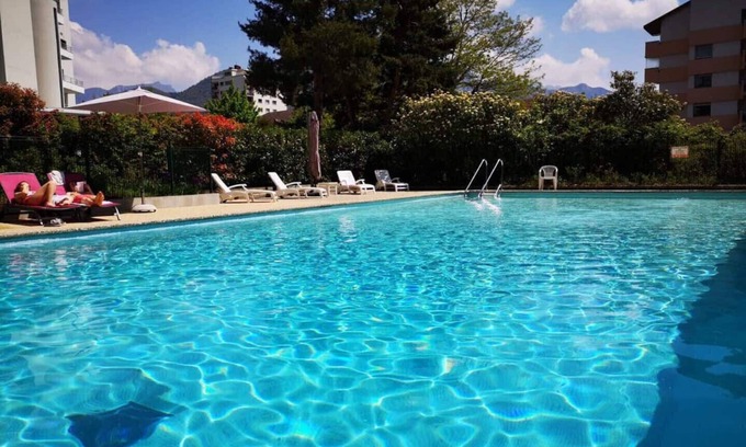 Annecy Apartment | Relax at Mont Royal with Pool and Scenic Balcony Views