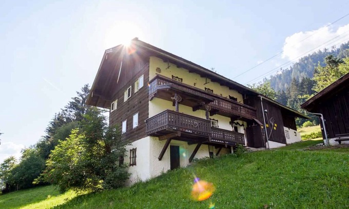 Bramberg am Wildkogel Cottage | Secluded Mountain Retreat: Almhütte Katharina Awaits You