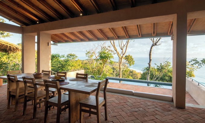 Santa Maria Tonameca House | Monte LaLaLa - Eco-Lodge à Mermejita - Vue imprenable depuis la piscine!