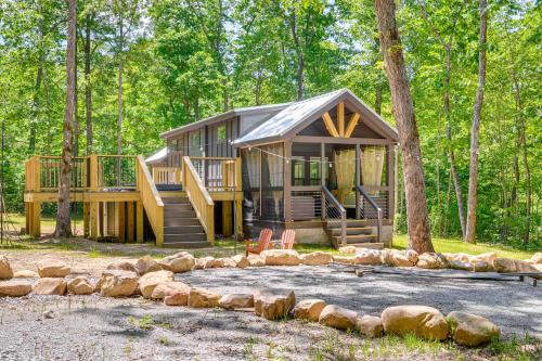 Monteagle House | Relaxing Monteagle Cabin with Swim Spa and Fire Pit
