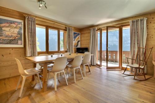 Champery Apartment | Modern Retreat Steps from Cable Car with Family-Friendly Perks