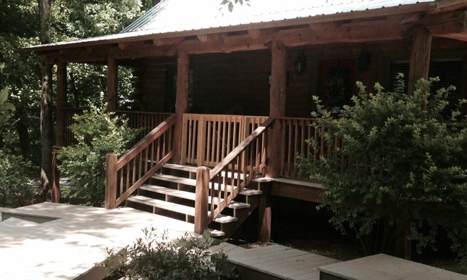 Rising Fawn Cabin | Relaxing Moose Tracks Lodge with Hot Tub on Johnson Lake