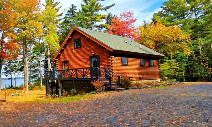 Greenville Junction Cabin | Experience Moosehead Lake View Cabin with Pool & Breakfast