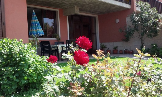 Malcesine Apartment | Morena Apartment: Relax by the Lake with Scenic Garden Views