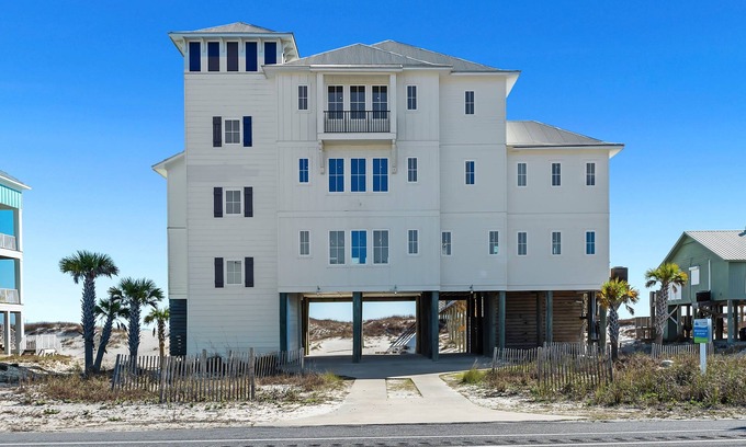 Gulf Shores House | Beachfront Bliss at 'Morning Tide' with Private Pool & Golf